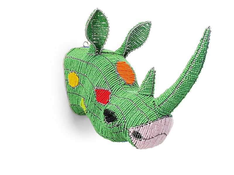 Beaded Mini Rhino